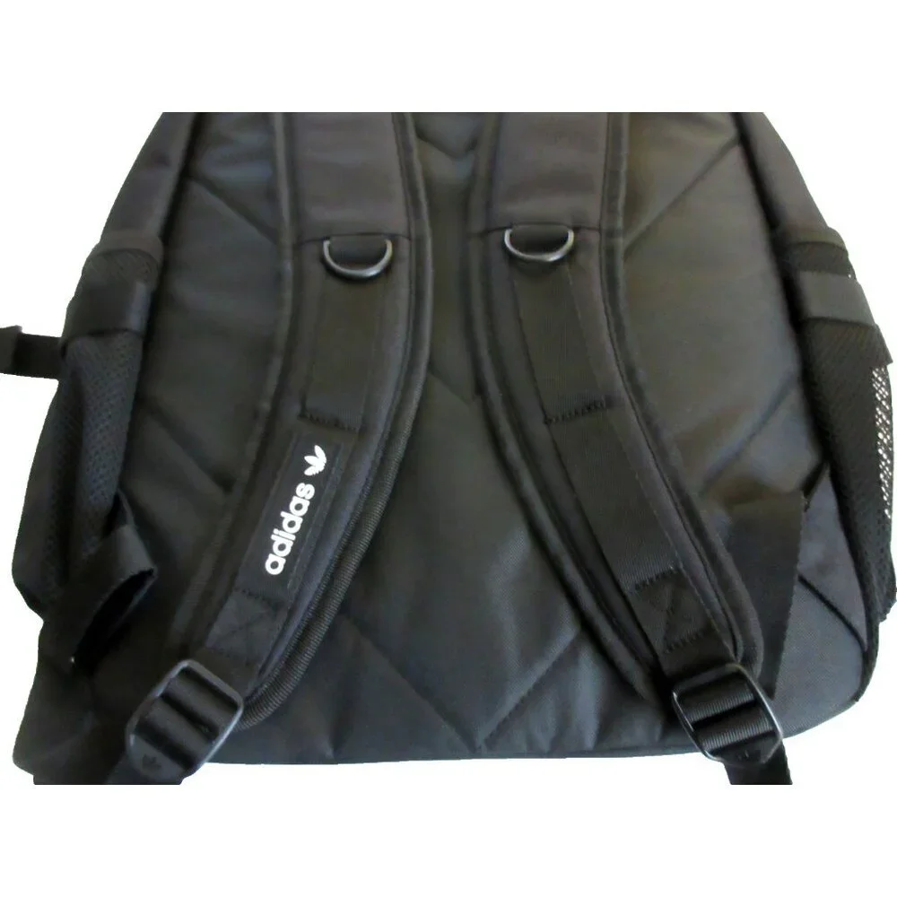 Adidas Originals Unisex Classic Daily Backpack Travel Laptop Bag Black White NWT